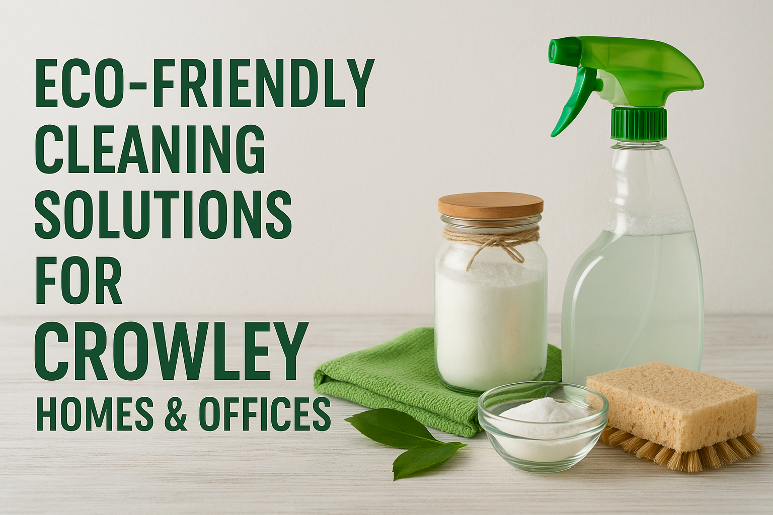 Breathe Easy: Eco-Friendly Cleaning in Crowley, TX for Homes & Offices