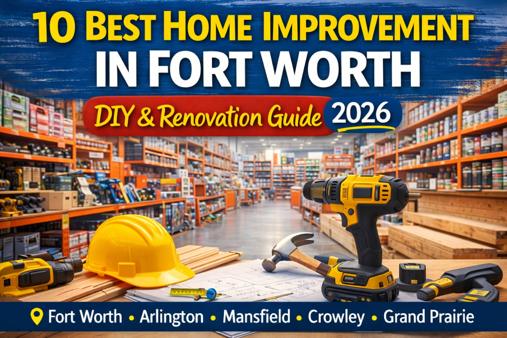 best home improvement stores in Fort Worth Texas renovation tools DIY supplies