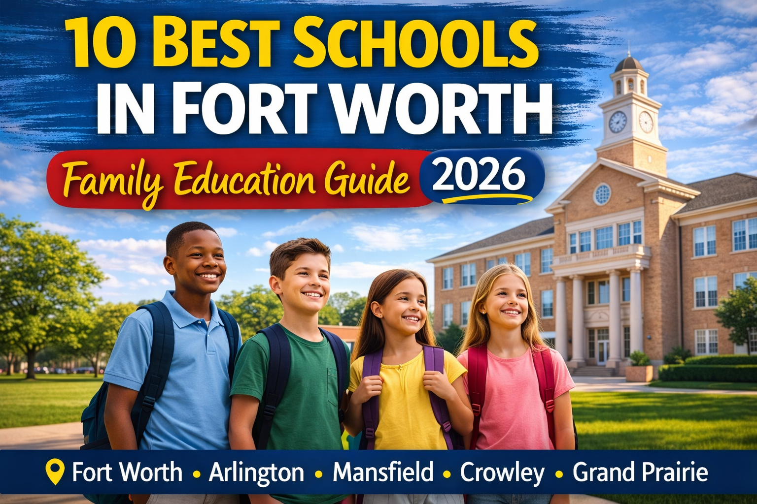 best schools in Fort Worth Texas students school building education guide