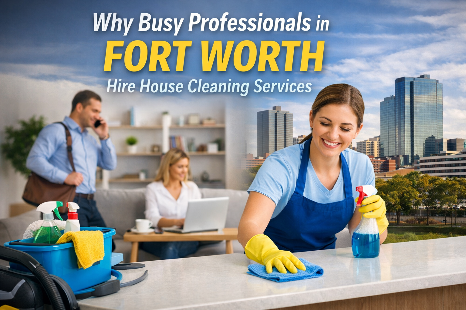 Professional house cleaning service for busy professionals in Fort Worth Texas