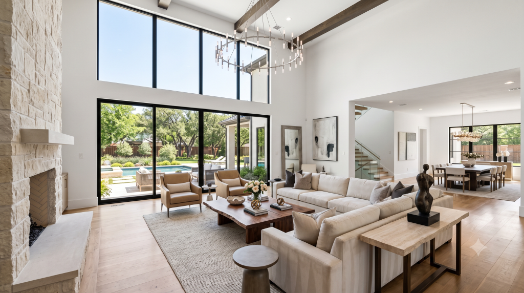 Kleen-It Maids team performing deep estate cleaning in a luxury home in Southlake TX